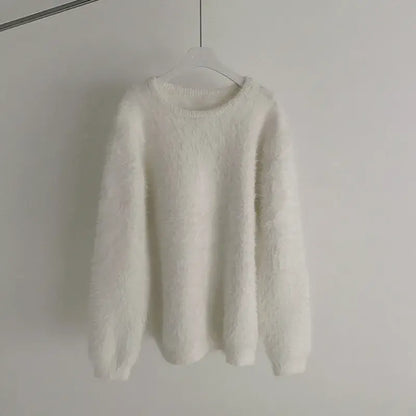 Men's Mink Wool Knit Pullover